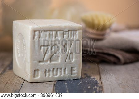 Marseille Soap Natural, Multicolor Soaps Handmade With Organic Oil Of Olive, Avender Ond Another Flo