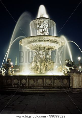 Fountain, Place de la Concorde, Paris, France ï¿½ Arena Photo UK