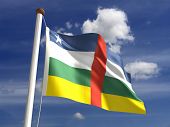 Flaga Republiki Środkowej Afryki