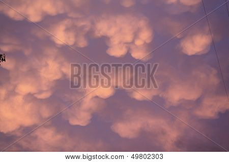 violet sky