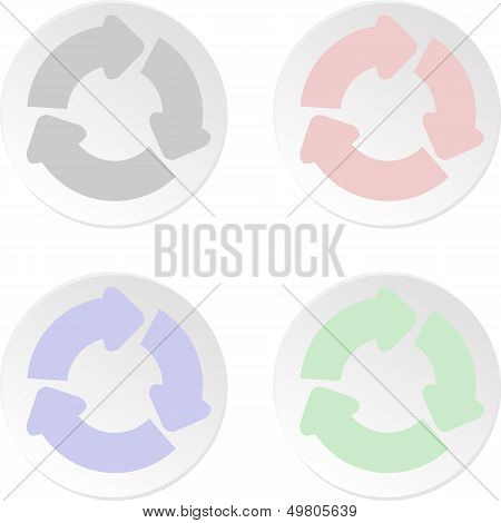 Icon set - recycle