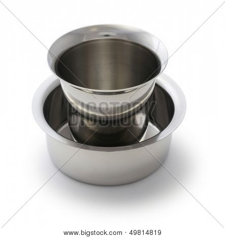 tumbler and dabarah for south indian Madras filter coffee