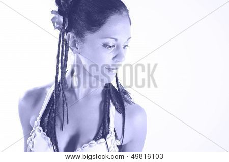 beautiful female belly dancer