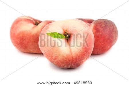 Three Flat Peaches