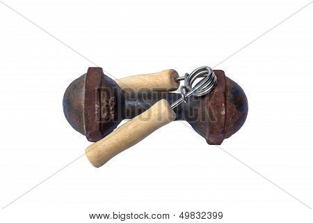 Hand Grippers And Iron Dumbbells