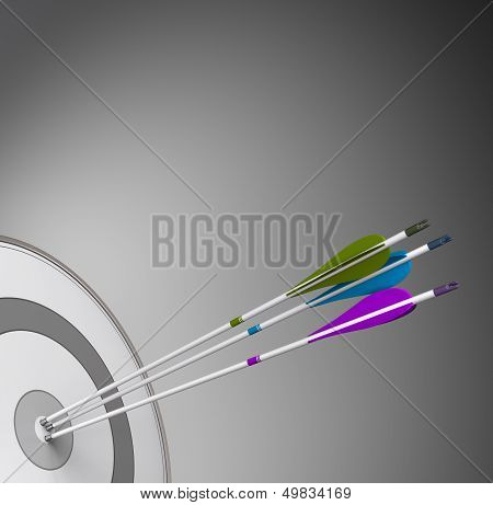 Competitive Business Background Concept - Achieving Excellence