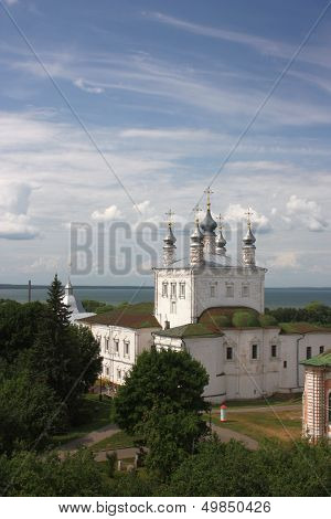 Goritskiy Monastery, Church of All Saints. Golden Ring of Russia