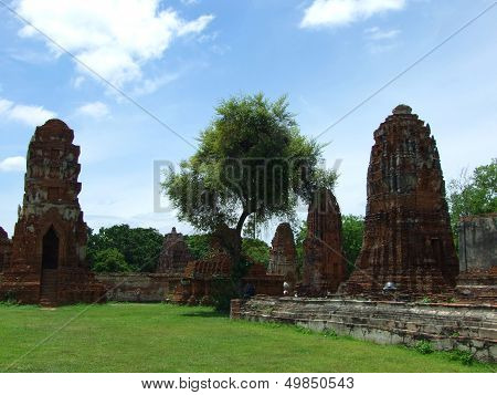 Historic Temple In  Thailand