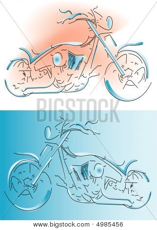 Linee esterne di EPS il motociclo