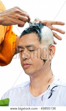 A Man Prepares To Be Ordained