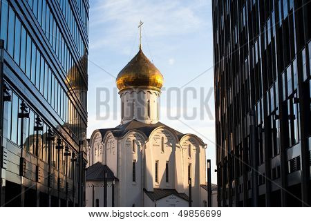 Tempio di San Nicola a Tverskaya Zastava a Mosca