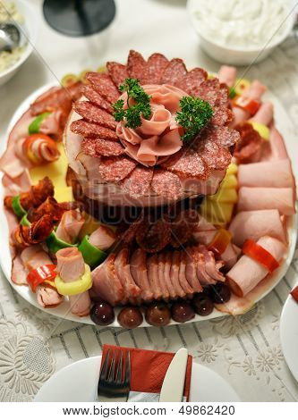 cold cuts platter