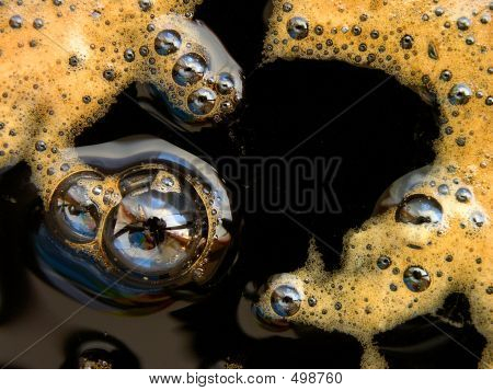 Coffee With Foam Bubbles - Iii