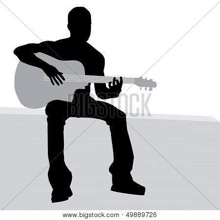 Man playing guitar