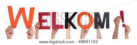 People Holding Welkom