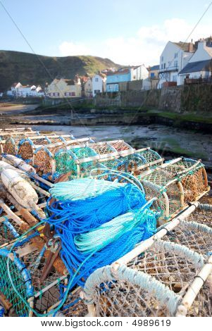 Staithes dorp