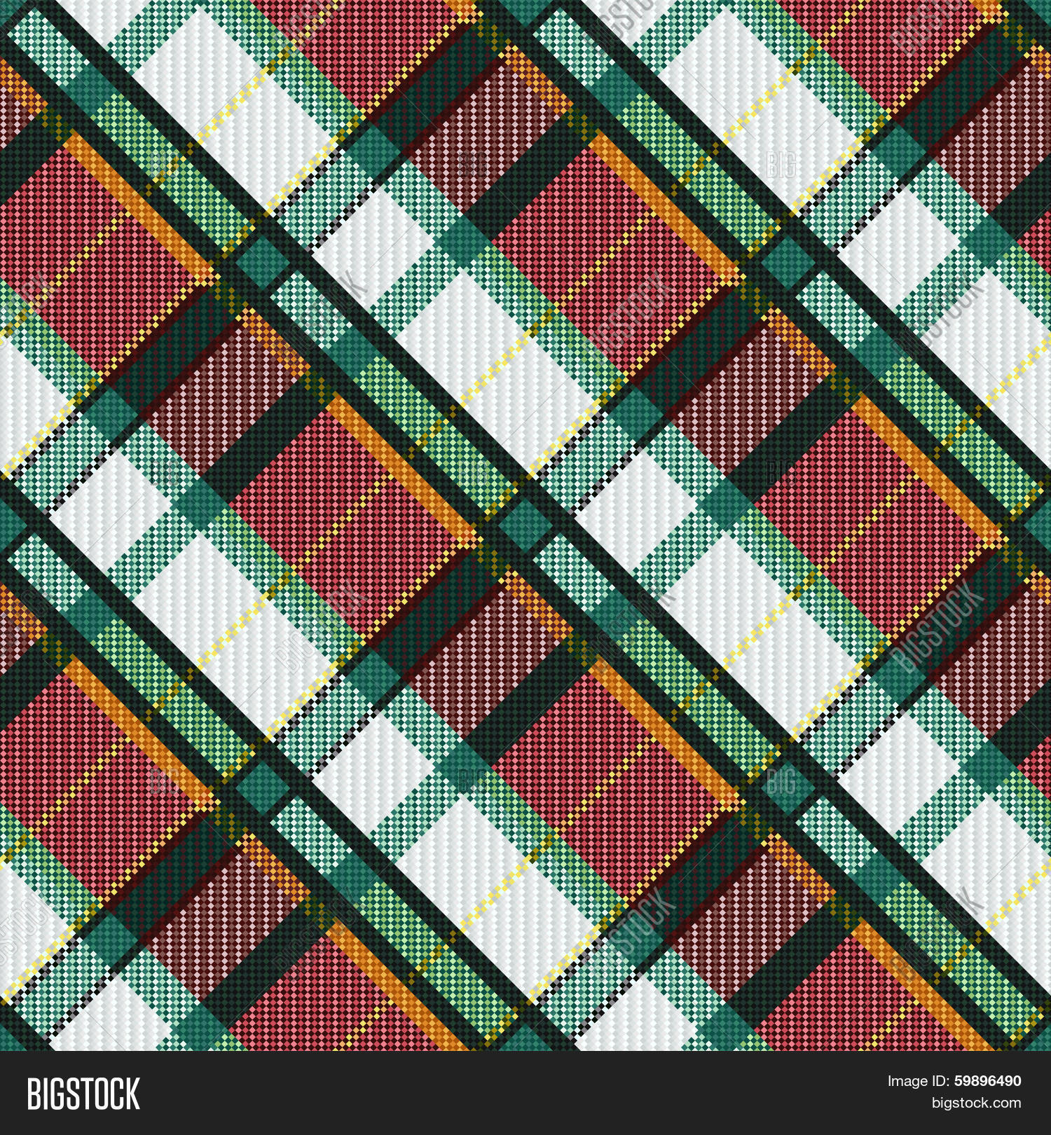 Checkers Pattern Diagonal Checkered Diagonal Vector & Photo (Free Trial) | Bigstock