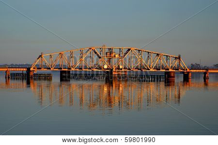 Train Bridge that rotates