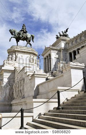 Il Vittoriano in Piazza Venezia, Rome, Italy