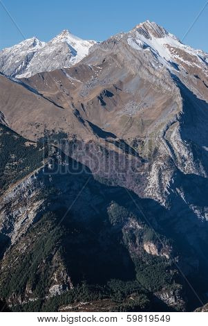 Monte Perdido In Ordesa National Park, Huesca. Spain.