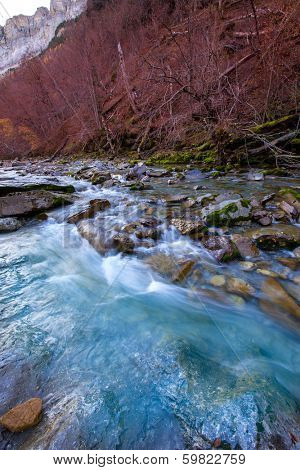 Arazas river Valle de Ordesa valley Pyrenees Huesca Aragon at Spain