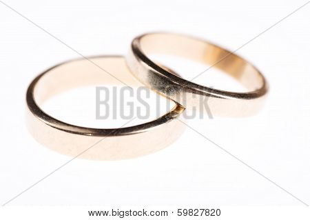 Golden Wedding rings