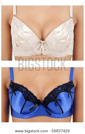 Breast in bra
