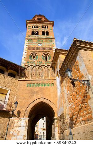 Aragon Teruel Mudejar Cathedral Santa MarÃ?Ã?Ã?ÃÂ­a Mediavilla UNESCO heritage in Spain