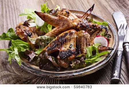 chicken wings grilled