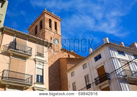 Segorbe Cathedral tower Castellon in Spain Valencian Community