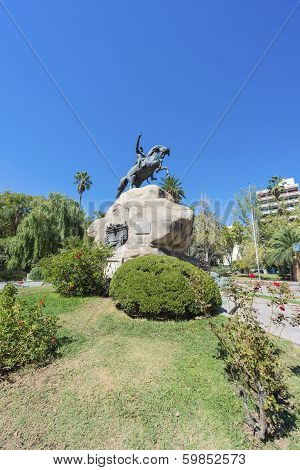 San Martin Square In Mendoza, Argentina.