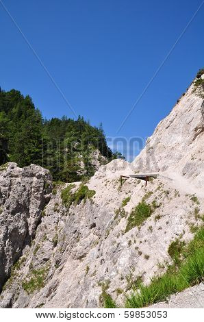 Oetschergraben, a mountain waterfall near to the Oetscher in Austria, Europe