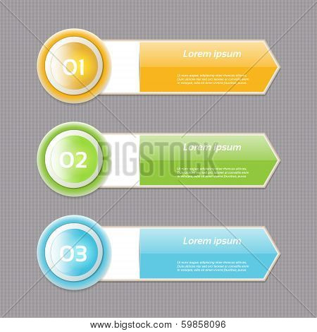 Vector Progress Background / Product Choice or Version