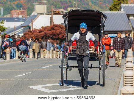 Rickshaw in Kyoto