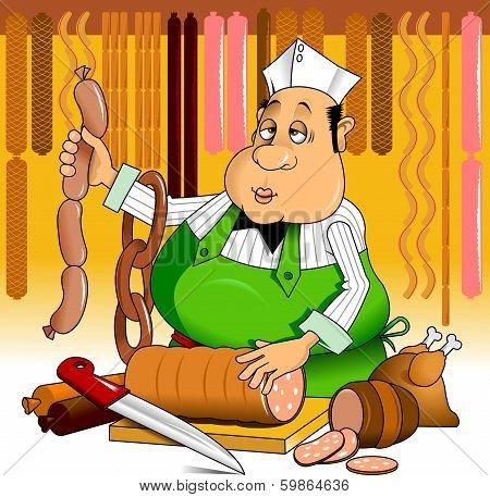 Cheerful Butcher
