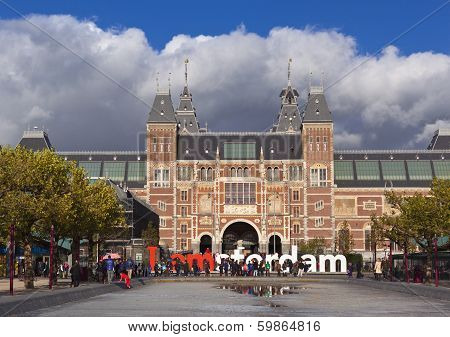 The Rijksmuseum in Amsterdam