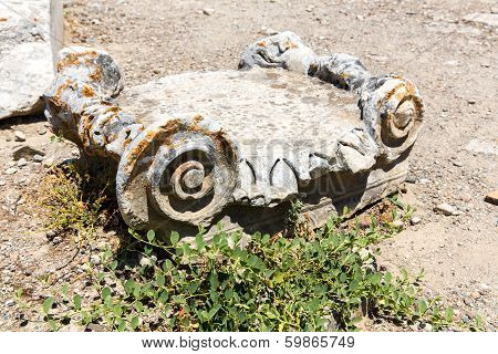 Monastery (friary) In Messara Valley At Crete Island In Greece. Messara - Is  Largest Plain In Crete