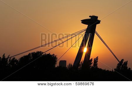 Sunrise In Bratislava