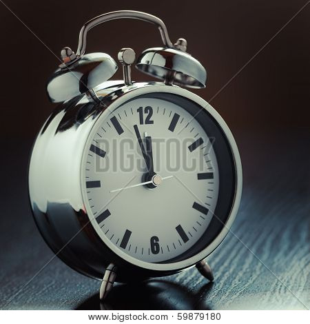 Metallic Alarm Clock