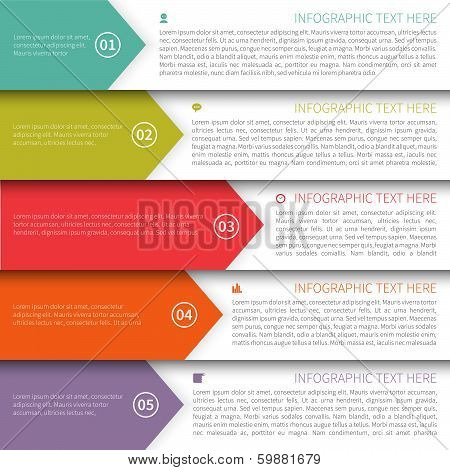 Modern Minimalistic  Infographic Arrow Template