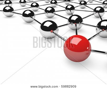 Metaphor of communication. Concept. 3d illustration