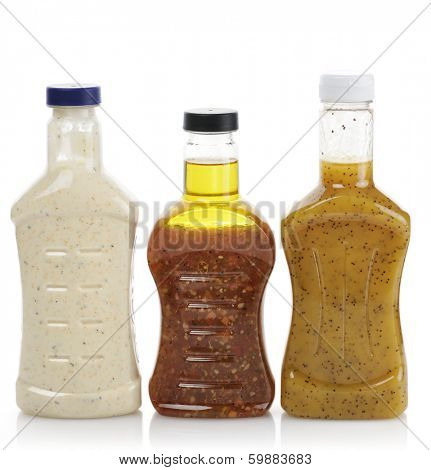 Assortment Of Salad Dressing Bottles 