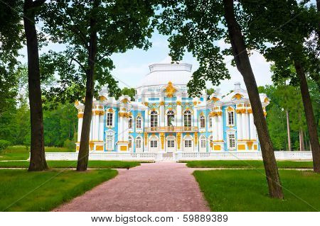 Palace In The Park Of Pushkin, Russia