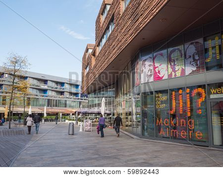 The Modern City Centre Of Almere, The Netherlands