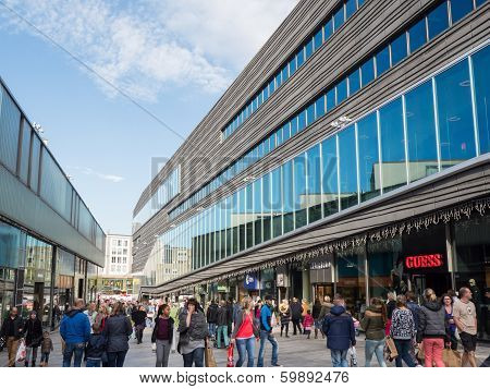 The Modern City Centre Of Almere, The Netherlands
