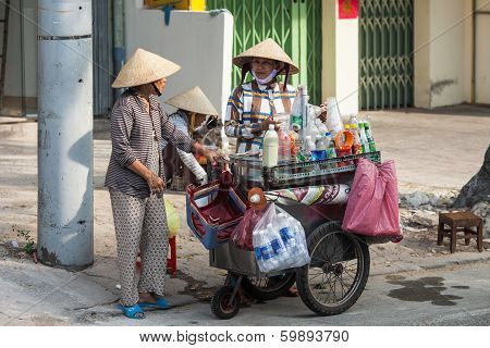 Vietnamese street vendor