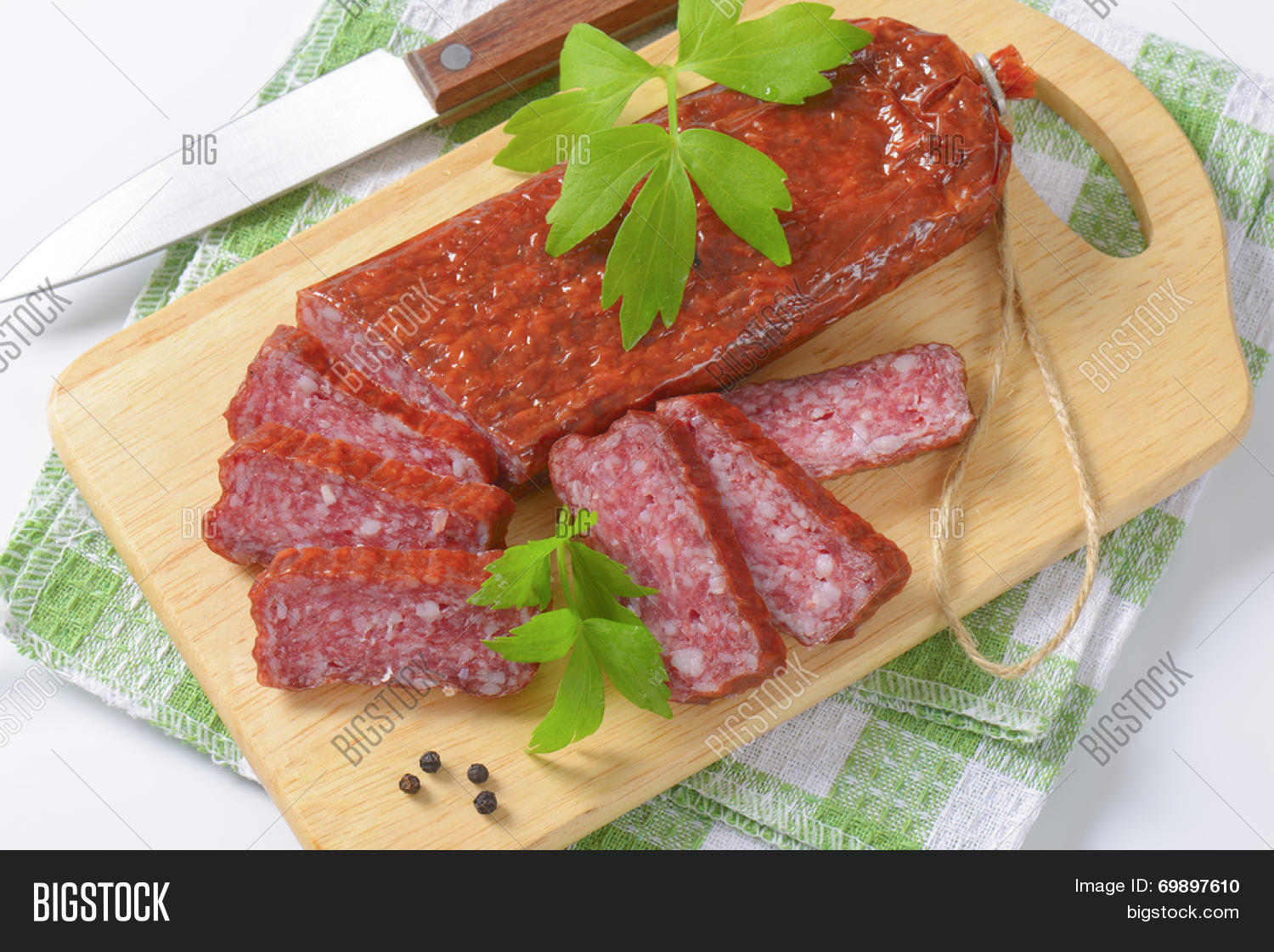 Air Dried Hard Salami Image & Photo (Free Trial) Bigstock