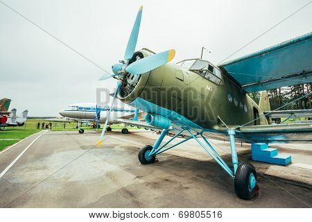 Famous Soviet Plane Paradropper Antonov An-2 Heritage Of Flying Legends Aircraft In Belarusian Aviat