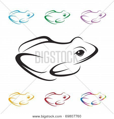 Vector Image Of A Frog