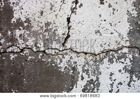 Cracked Concrete Surface